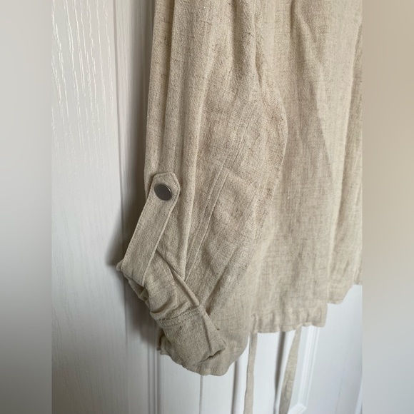 Be cool linen blend sporty jacket size S - Picture 3 of 8